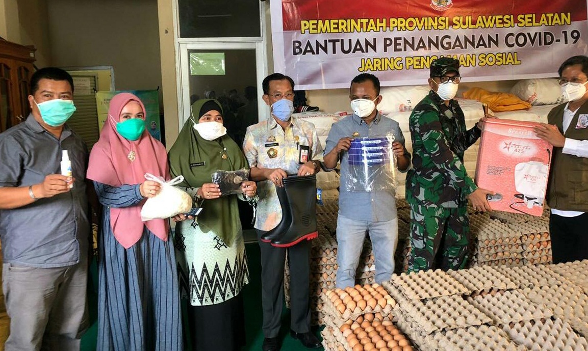 Dampak Virus Covid-19, Takalar Dapat Bantuan Sembako Pemprov Sulsel