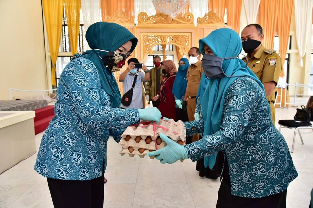PKK Sulsel Bagikan Paket Sembako