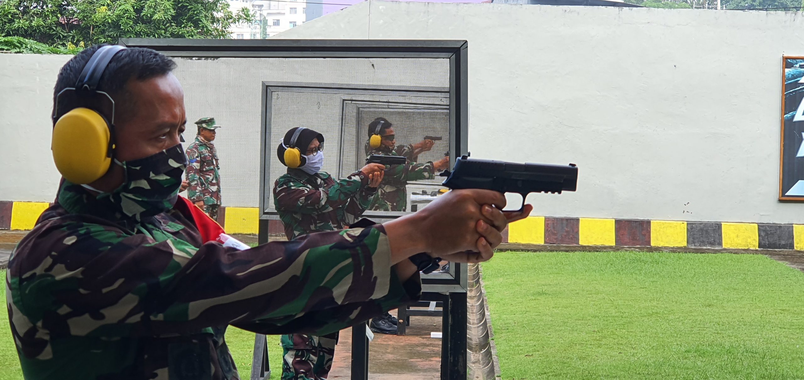 Jaga Jarak Covid-19, Tidak Menjauhkan Prajurit Lantamal VI Tingkatkan Naluri Tempur