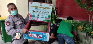 Cegah Penyebaran Covid-19, Polsek Tamalanrea Sediakan Wastafel dan Hand Sanitizer 