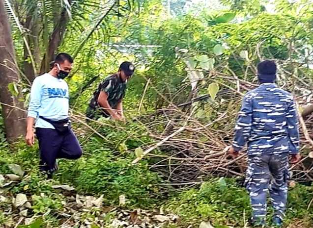 Antisipasi Covid-19, Spotmar Lantamal VI Buka Lahan Baru Perkebunan