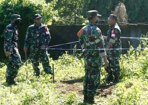 Satgas Ketahanan Pangan Covid-19 Lantamal VI Perluas Lahan Produktif