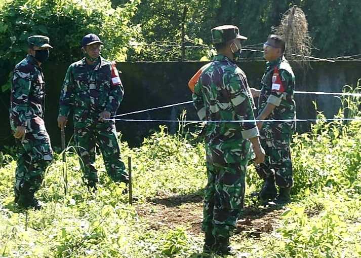 Satgas Ketahanan Pangan Covid-19 Lantamal VI Perluas Lahan Produktif