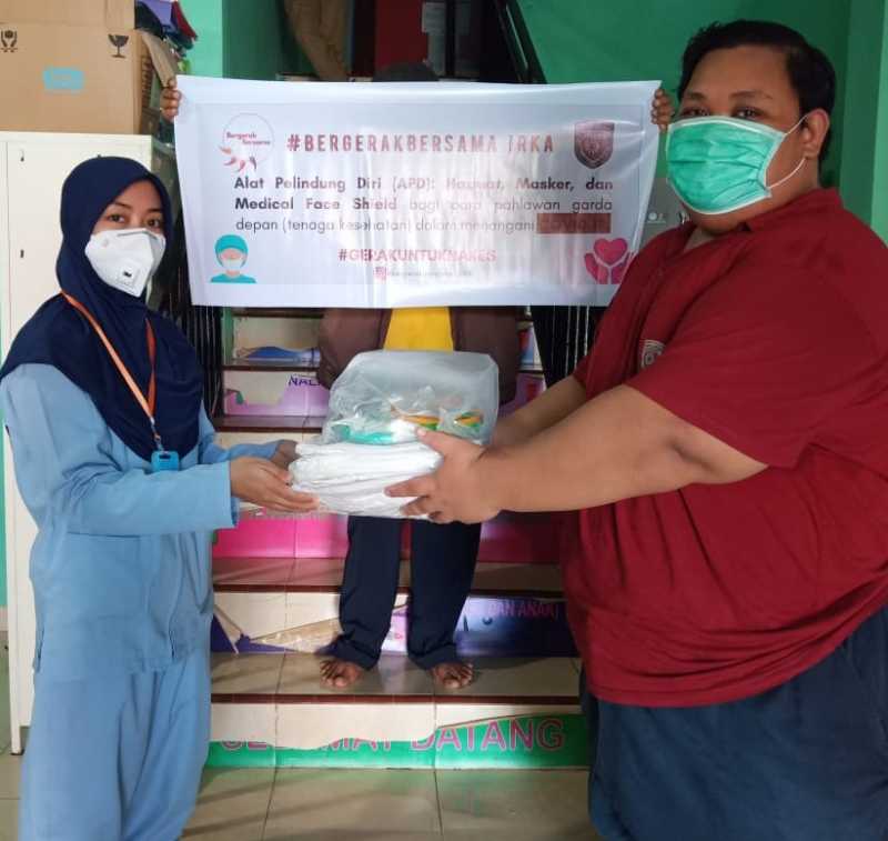 Charity Organization Gerak Bersama IRKA Dukung Pahlawan Garda Terdepan