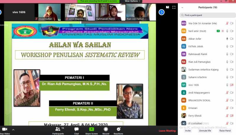 FKM UMI Gelar Pembelajaran Systematic Review