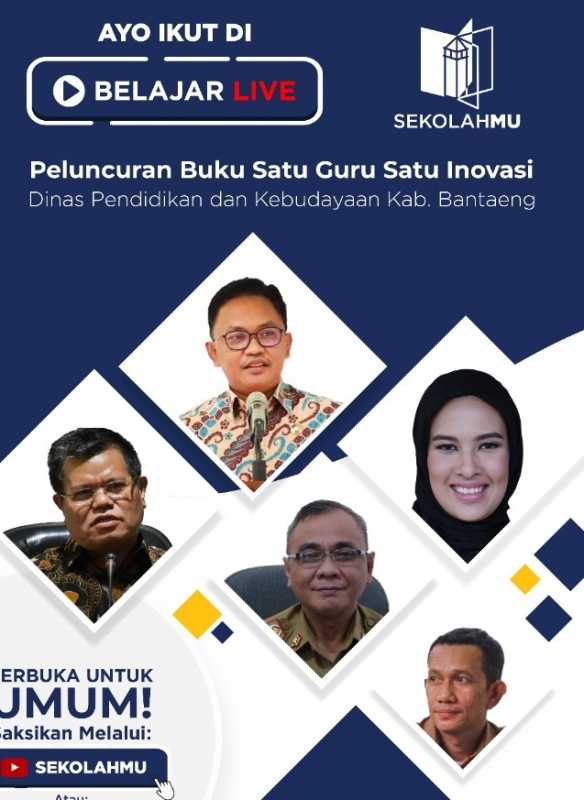 Hardiknas, Bantaeng Luncurkan Buku Satu Guru Satu Inovasi