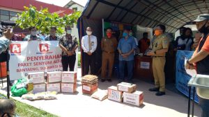 Alfamidi Gandeng LazisNU Salurkan 100 Paket Sembako di Bantaeng