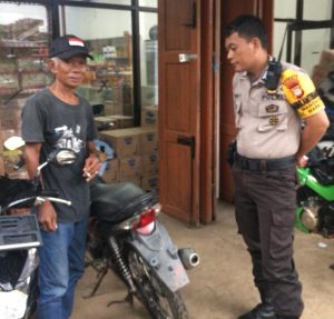Covid 19 Makin Mengancam Jiwa, Ini Langkah Bhabinkamtibmas Kelurahan Mangadu