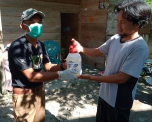 Tim Satgas Tanggap Covid-19 Penyemprotan Disinfektan di Desa Mandiri