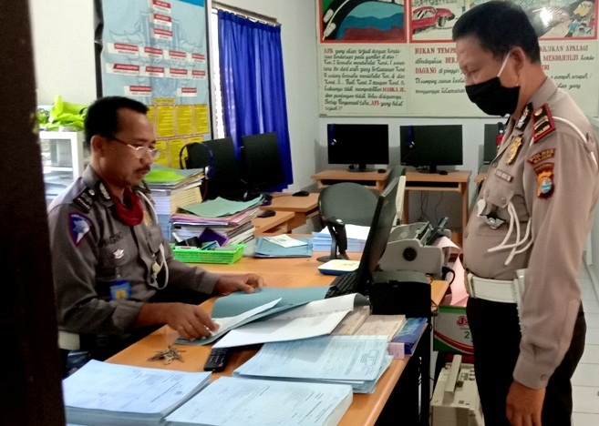 Dampak Covid-19, Pemohon SIM di Polres Majene Turun Drastis
