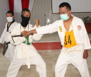 19 Personel Polres Selayar Ujian Beladiri