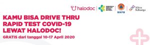 Halodoc dan Gojek Sediakan Rapid Test COVID-19 Drive Thru Gratis