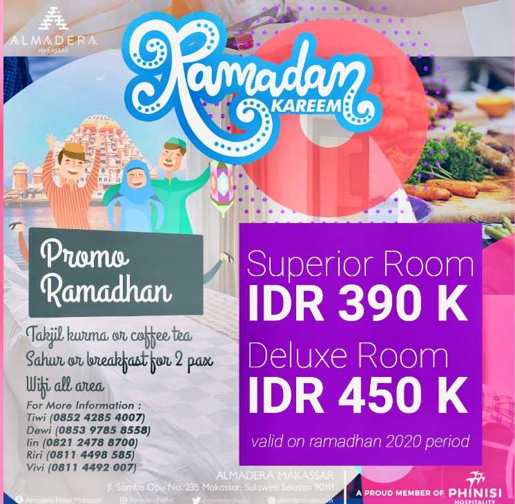 Hanya Rp390 Ribu, Almadera Hotel Manjakan Tamu dengan Antarkan Takjil dan Sahur ke Kamar