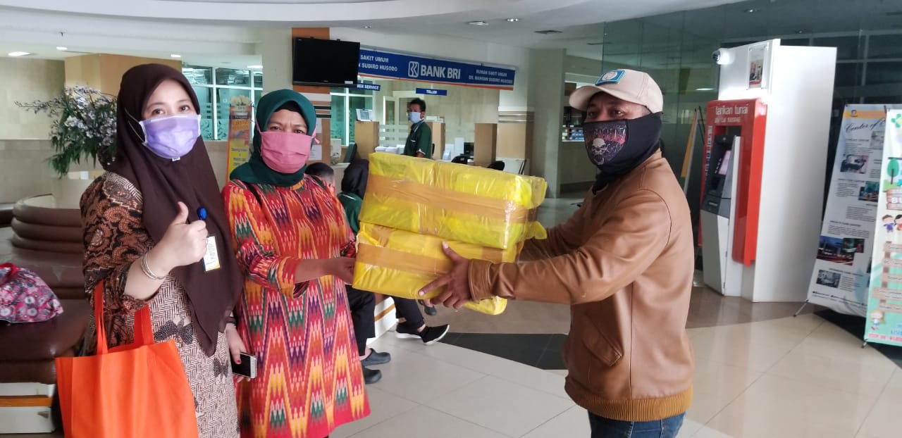 Prajurit Lantamal VI Berhasil Lintasi Lima Kabupaten Antar Masker