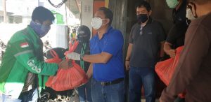 INKINDO Sulsel Berbagi Jelang Pelaksanaan PSBB di Makassar