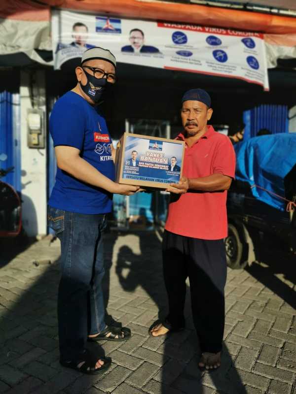 Demokrat Sulsel Kembali Salurkan 1.000 Paket Sembako ke Warga Terdampak Covid-19