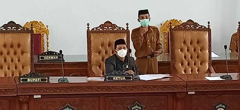 Rapat paripurna DPRD Takalar Molor Satu Jam
