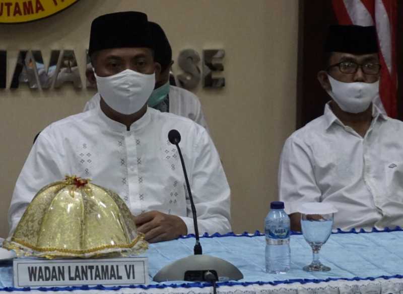 Wadan Lantamal VI Hadiri Nuzulul Qur’an 1441 H Provinsi Sulsel