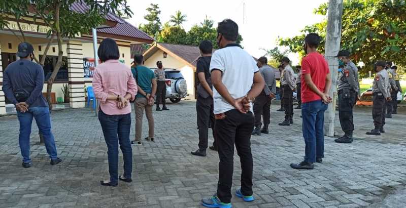 35 Personel Polsek Mapsu Amankan Pelaksanaan Salat Idhul Fitri