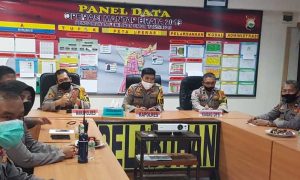 25.5 foto kapolres ikut Polres Pelabuhan Vicon Ops Aman Nusa II 2020, Ini yang Dibahas