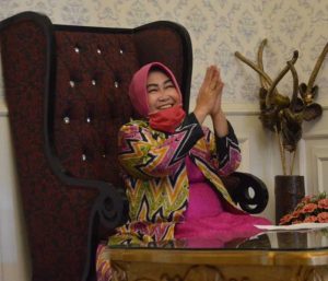 28.5 foto sidrappkk Ketua TP PKK Sidrap Ikuti Halal bi Halal Virtual Ketua PKK Provinsi Sulsel