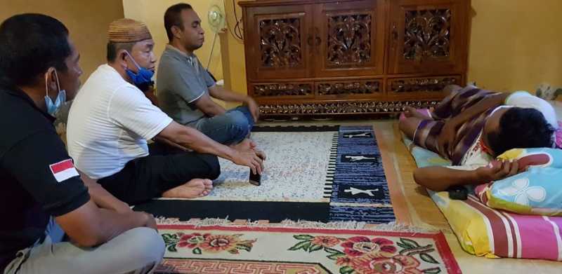 Lakalantas, Kadishub Selayar Jenguk Ketua DPD LSM LPRI Sulsel
