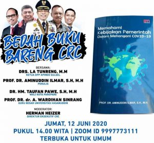 Bedah Buku, Wali Kota Parepare dan Pakar Ulas Kebijakan Pemerintah Tangani Covid-19