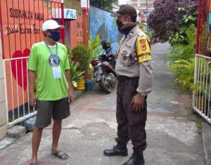 12.6 foto bahin melayu Bhabinkamtibmas Melayu Ajak Warga Patuhi Protokol Kesehatan