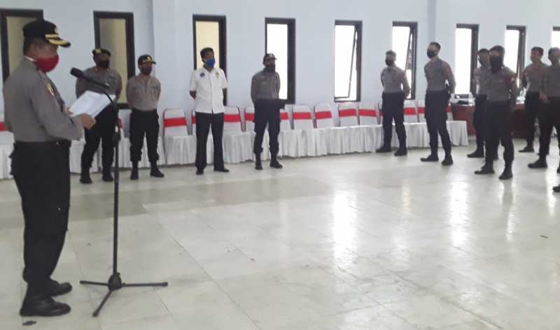 Isolasi Mandiri Berakhir, 15 Personel Pindahan Polda Siap Tugas di Polres Selayar