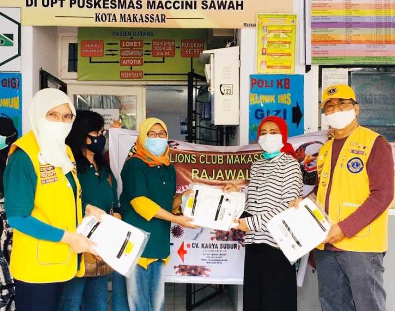 Salurkan Bantuan LCI District 307 B2 Indonesia, LCMR Bagikan Paket Sembako