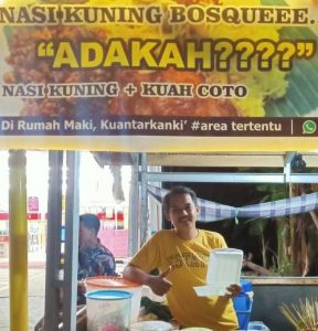 Mahasiswa Unismuh Asal Wajo Jual Nasi Kuning, Bayar UKT di Tengah Covid-19