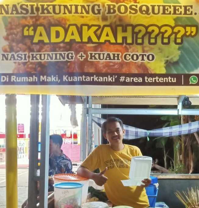 Mahasiswa Unismuh Asal Wajo Jual Nasi Kuning, Bayar UKT di Tengah Covid-19