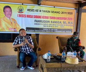 Fahruddin Rangga Reses di Titik Kedua di Desa Tonasa