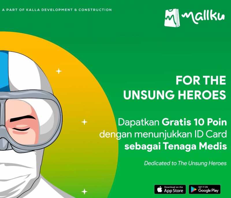 Mallku Siapkan Point Rewards Atas Dedikasi Seluruh Tenaga Medis Mallku Siapkan Point Rewards Atas Dedikasi Seluruh Tenaga Medis