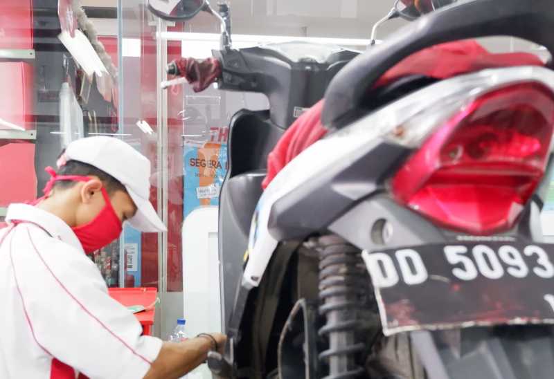AHASS Peduli, Beri Diskon Service untuk Korban Banjir Bantaeng