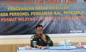 Sintel Lantamal VI Gelar LDD Intelijen TA. 2020
