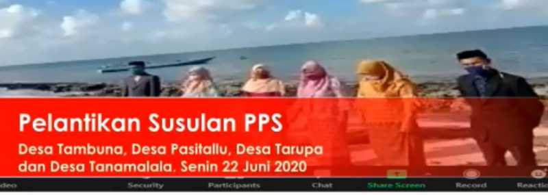 KPU Selayar Lantik PPS di Dua Kecamatan