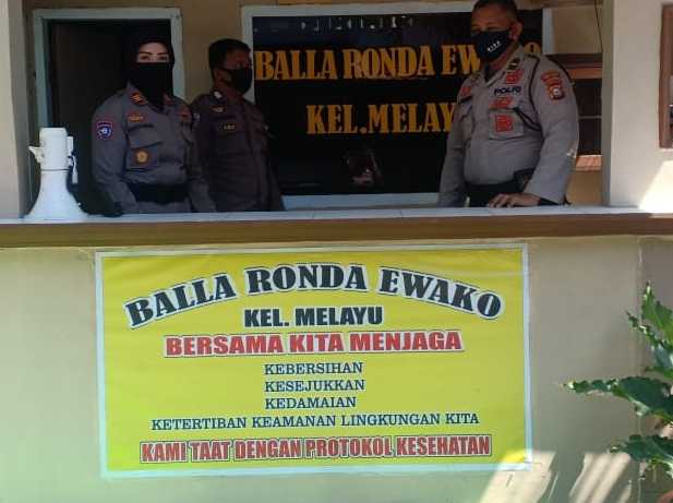 Kasat Binmas Polres Pelabuhan Makassar Cek Kesiapan Balla Ronda Ewako