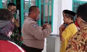 Cegah Penularan Covid-19 d Masjid, Ini Langkah Polsek Biringkanaya