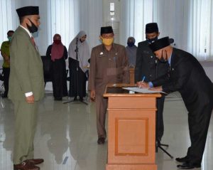 26.6 foto enrek pejabat Bupati Enrekang Lantik dan Sumpah 20 Pejabat