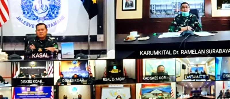 Rumkital Jala Ammari Lantamal VI Akan Dapatkan Alat PCR Swab Test Dari Mabes TNI AL