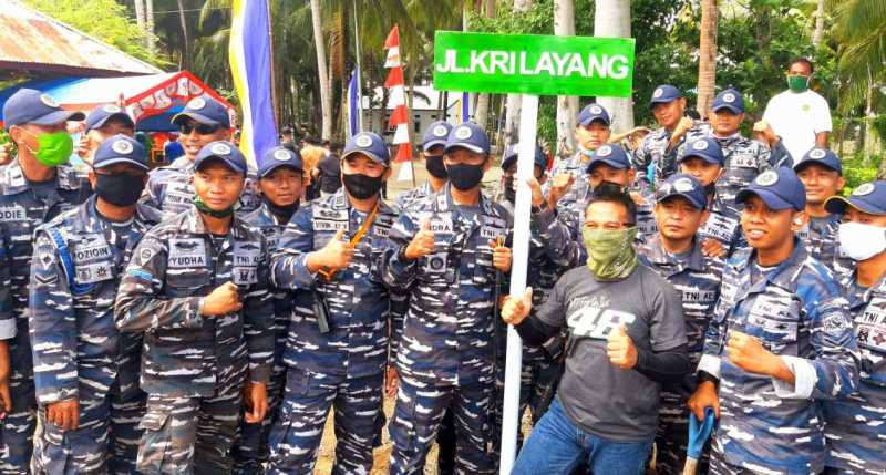 Bangga Pulaunya Disandari Kapal Perang, KRI Layang-635 Jadi Nama Jalan