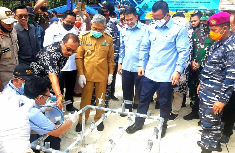 Tiga Hari Armada II Lantamal VI Dukung Kunker Menteri Kelautan dan Perikanan