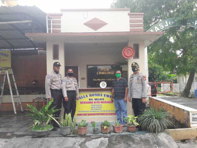 Kapolsek Wajo Bersama Anggota Binmas Cek Kesiapan Balla Ronda Ewako