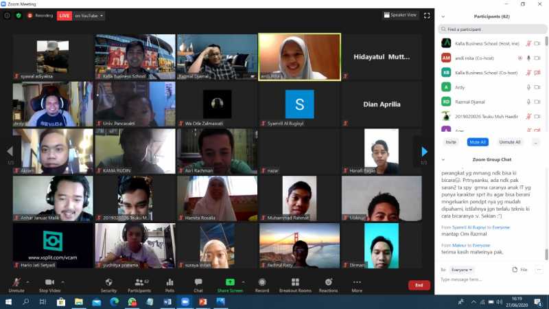 Bahas Karir di Dunia IT, Kalla Business School Gelar Smart Sharing Session Kedua