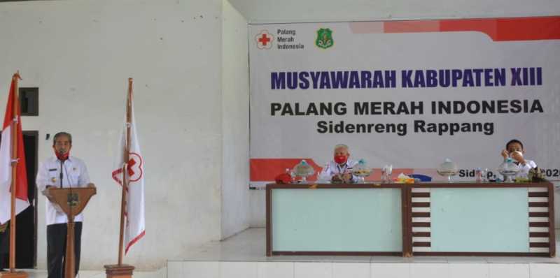 Aklamasi, Dollah Mando Pimpin PMI Sidrap 2020 -2025