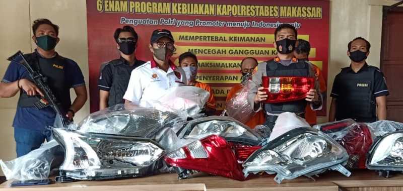 Polsek Mamajang Ringkus Terduga Pencuri Onderdil Mobil