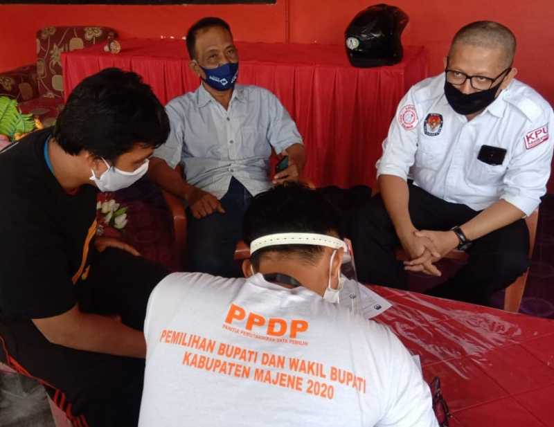 KPU Majene Lakukan Coklit Pemilih