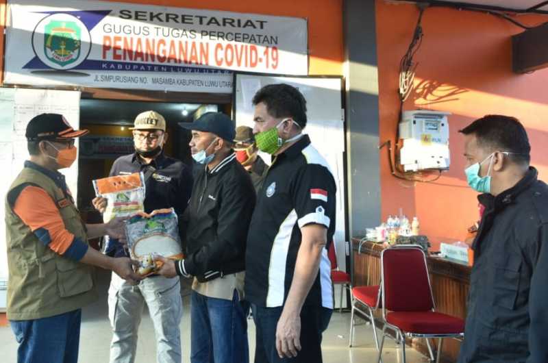 Bantuan Logistik Tiba di Masamba, Pemkab Lutra Berterima Kasih ke Pemkab Sidrap