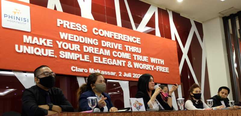 Phinisi Hospitality Tawarkan Drive Thru Wedding, Konsep Pernikahan Unik di Era New Normal